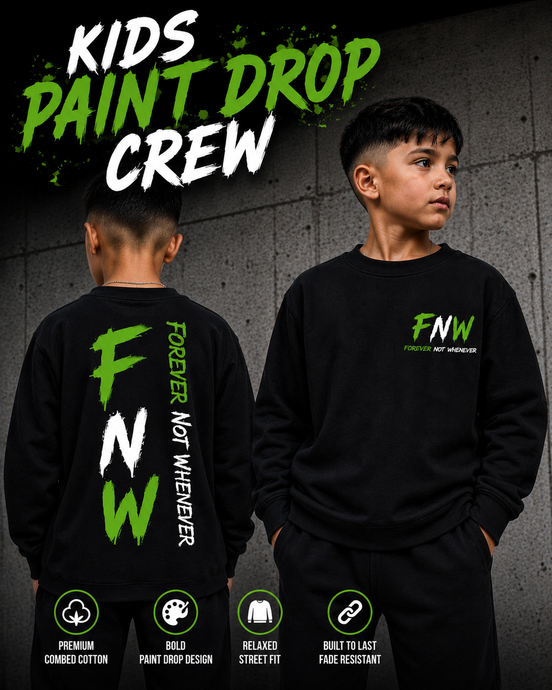 Kids Paint Drop Crews