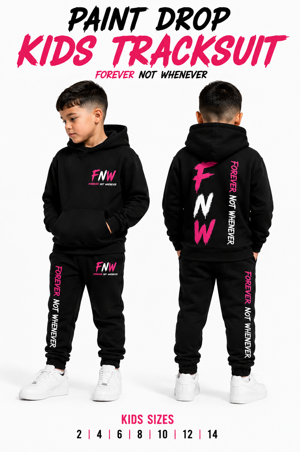 Kids Paint Drop Tracksuits