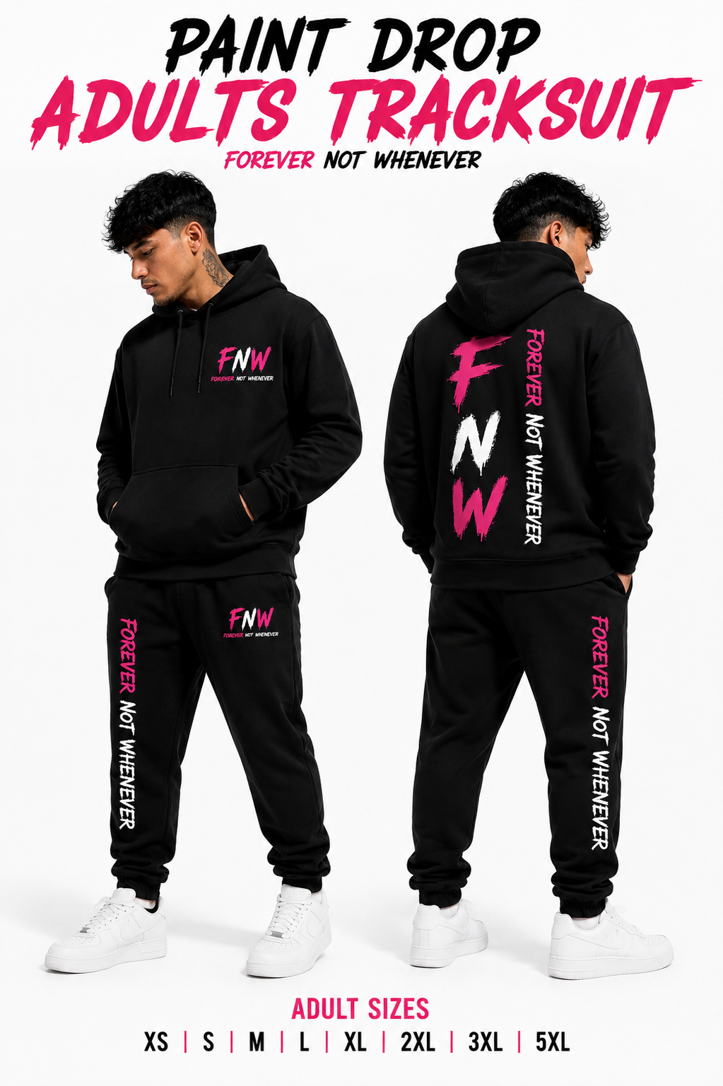 Adults Paint Drop Tracksuits
