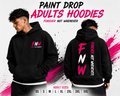 Adults Paint Drop Hoods
